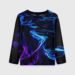 Лонгслив детский Color blue pink, цвет: 3D-принт