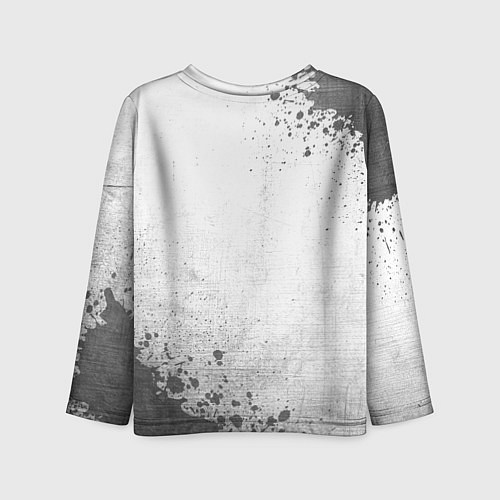 Детский лонгслив Infiniti - white gradient вертикально / 3D-принт – фото 2