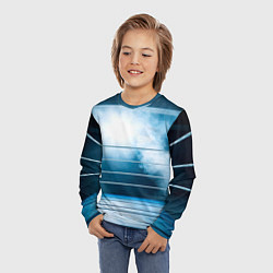 Лонгслив детский Ринг в тумане, цвет: 3D-принт — фото 2