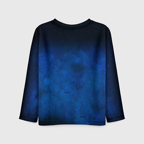 Детский лонгслив Дастин Порье на синем / 3D-принт – фото 2