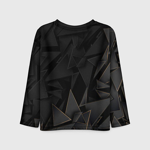 Детский лонгслив Poppy Playtime golden poly / 3D-принт – фото 2