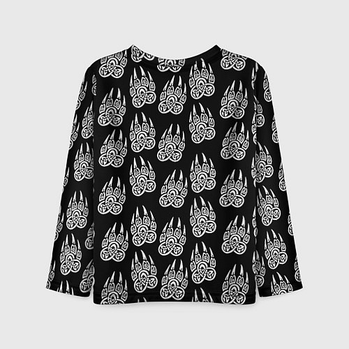 Детский лонгслив Monster energy медвежьи лапы / 3D-принт – фото 2