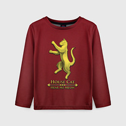 Детский лонгслив House cat