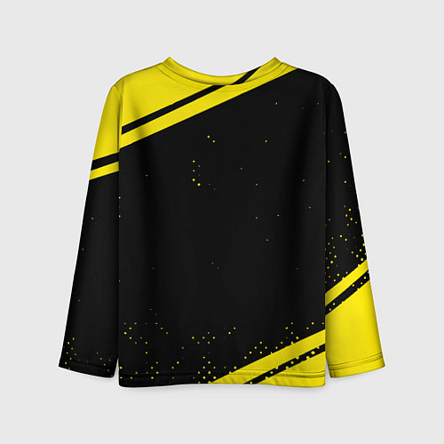 Детский лонгслив Borussia полосы / 3D-принт – фото 2