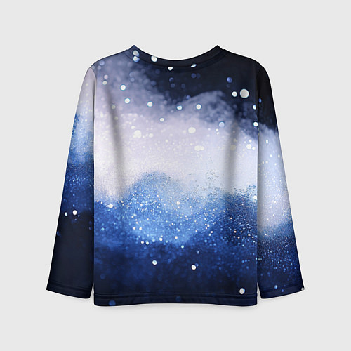 Детский лонгслив Inzoi логотип с белой кошечкой / 3D-принт – фото 2