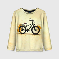 Лонгслив детский Электровелосипед, цвет: 3D-принт