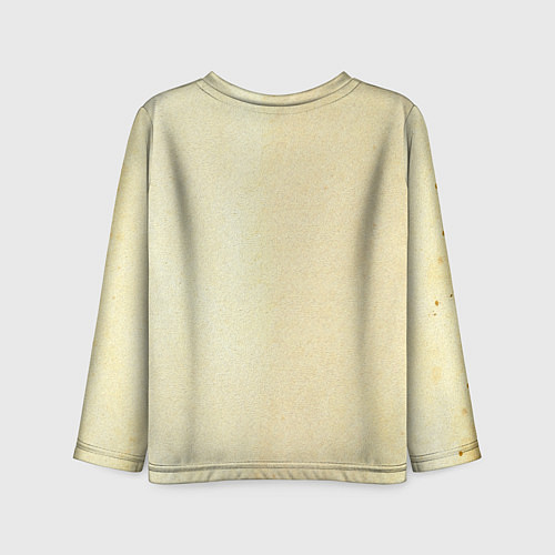 Детский лонгслив Виндсерфер на бежевом / 3D-принт – фото 2