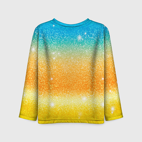 Детский лонгслив Inzoi лого и блестки / 3D-принт – фото 2