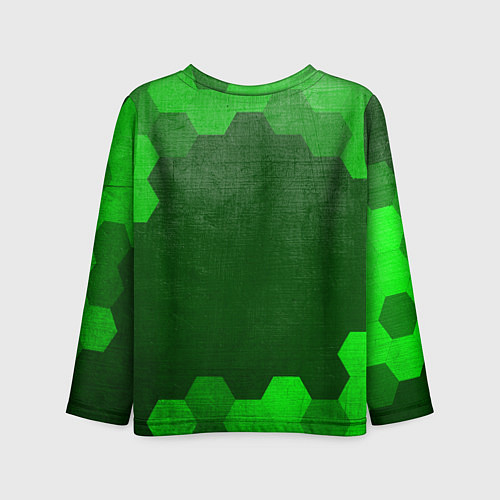 Детский лонгслив Haval - green gradient / 3D-принт – фото 2