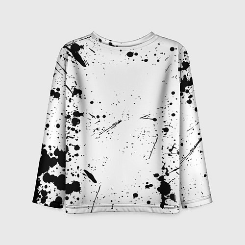 Детский лонгслив Monster energy брызги красок / 3D-принт – фото 2