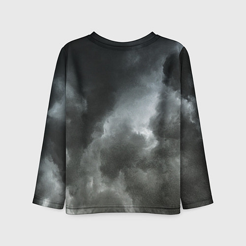 Детский лонгслив Славянский Перун - небо славян / 3D-принт – фото 2