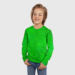 Лонгслив детский Свет зелёного фонаря, цвет: 3D-принт — фото 2