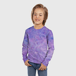 Лонгслив детский Фиолетовый свет фонаря, цвет: 3D-принт — фото 2
