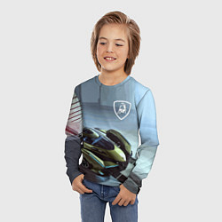 Лонгслив детский Lamborghini - motorsport extreme, цвет: 3D-принт — фото 2