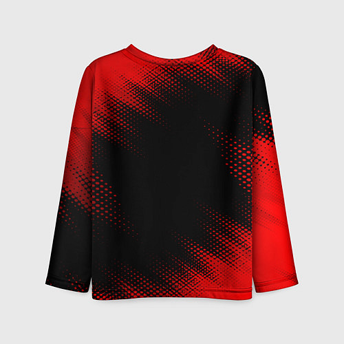 Детский лонгслив SsangYong - red gradient / 3D-принт – фото 2