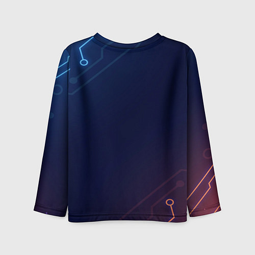 Детский лонгслив Citroen абстракция / 3D-принт – фото 2