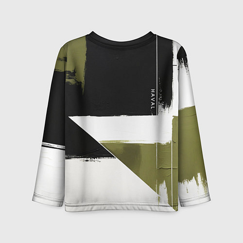 Детский лонгслив Haval логотип / 3D-принт – фото 2