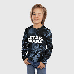 Лонгслив детский Star wars персонажи из звездных войн, цвет: 3D-принт — фото 2