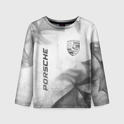 Лонгслив детский Porsche - white gradient вертикально, цвет: 3D-принт