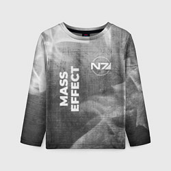 Лонгслив детский Mass Effect - grey gradient вертикально, цвет: 3D-принт