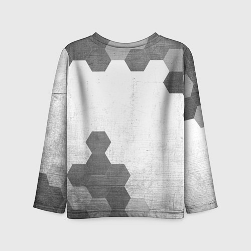 Детский лонгслив Zotye - white gradient вертикально / 3D-принт – фото 2