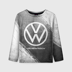 Детский лонгслив Volkswagen - grey gradient