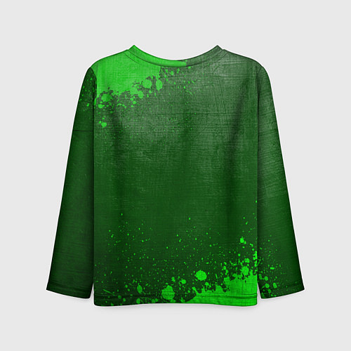 Детский лонгслив Land Rover - green gradient / 3D-принт – фото 2