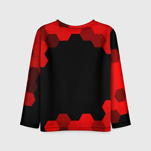 Детский лонгслив Citroen - red gradient / 3D-принт – фото 2