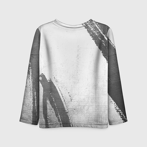 Детский лонгслив Exeed - white gradient вертикально / 3D-принт – фото 2