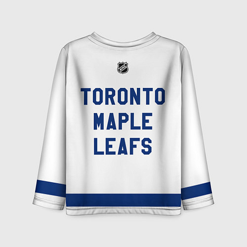 Детский лонгслив Toronto Maple Leafs - white / 3D-принт – фото 2