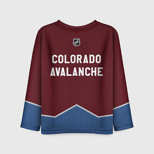 Детский лонгслив Colorado Avalanche - NHL team / 3D-принт – фото 2