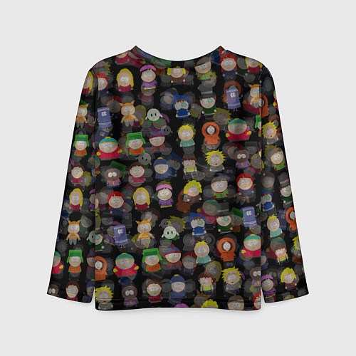 Детский лонгслив Южный парк лого и Картман / 3D-принт – фото 2