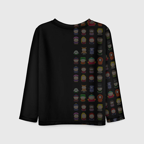 Детский лонгслив South park half pattern / 3D-принт – фото 2