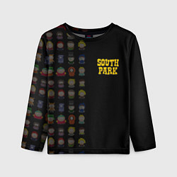 Лонгслив детский South park half pattern, цвет: 3D-принт