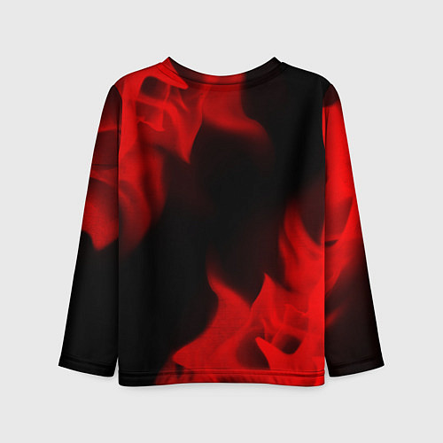 Детский лонгслив Saab - red gradient / 3D-принт – фото 2