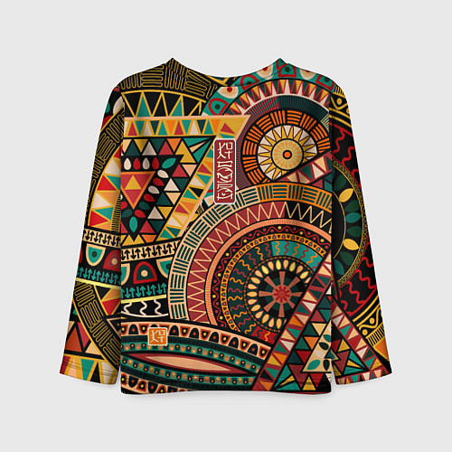 Детский лонгслив Кот самурай - Айко / 3D-принт – фото 2