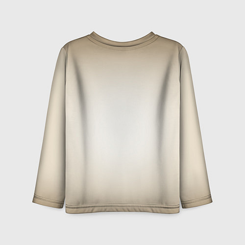 Детский лонгслив Уставший лис мем / 3D-принт – фото 2