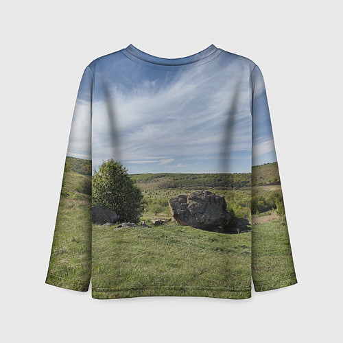 Детский лонгслив Конь-Камень на Красивой Мече / 3D-принт – фото 2