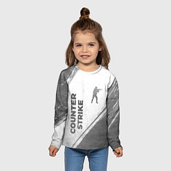 Лонгслив детский Counter Strike - white gradient вертикально, цвет: 3D-принт — фото 2