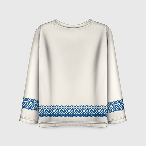 Детский лонгслив Обережник - вышиванка / 3D-принт – фото 2