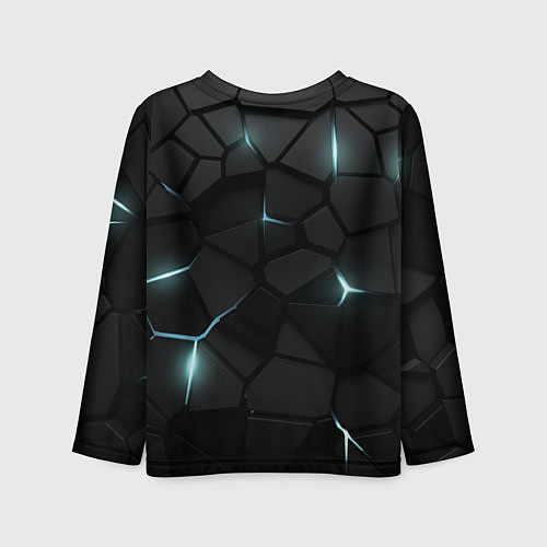 Детский лонгслив Сиэтл Кракен - НХЛ хоккей / 3D-принт – фото 2