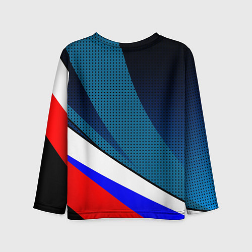 Детский лонгслив Герб России и флаг государства / 3D-принт – фото 2