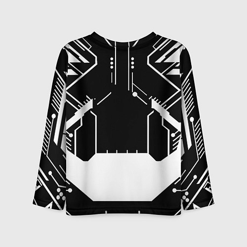 Детский лонгслив Monster energy geometry / 3D-принт – фото 2