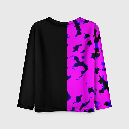 Детский лонгслив Monster energy neon camo / 3D-принт – фото 2