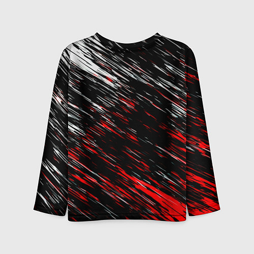 Детский лонгслив Monster energy полосы красок / 3D-принт – фото 2