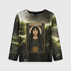 Лонгслив детский Карта с Билли Айлиш, цвет: 3D-принт