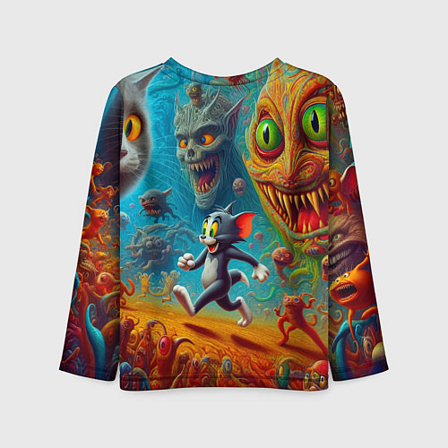 Детский лонгслив Красочный сон Тома за минуту до пробуждения / 3D-принт – фото 2