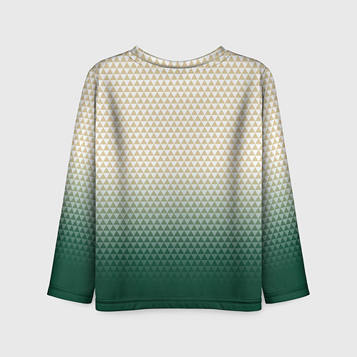 Детский лонгслив Миннесота Уайлд - геометрический градиент / 3D-принт – фото 2