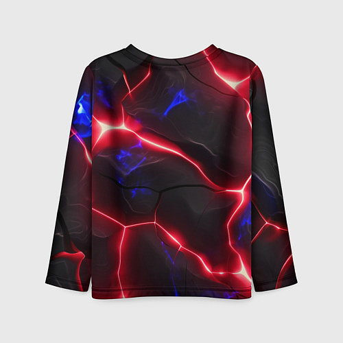 Детский лонгслив Bones в косухе / 3D-принт – фото 2