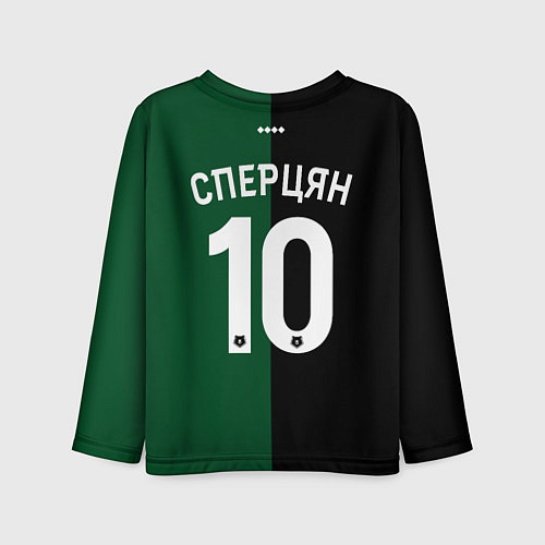 Детский лонгслив Сперцян - ФК Краснодар / 3D-принт – фото 2